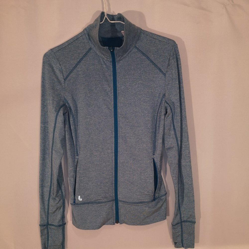 Lole Ladies Size XS Blue Full Zip Lightweight Athletic Jacket